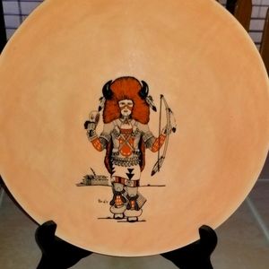 Vintage Kachina Doll Decorative Plate
